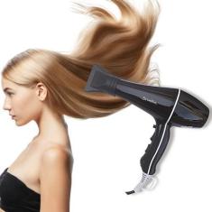 Imagem de Secador de Cabelo Profissional Potente Portátil 1800W 110/220V 2 Veloc
