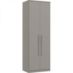 Imagem de Guarda Roupa Modulado Elegance 2 Portas 78,5 Cm - Cinza - Móveis Castr
