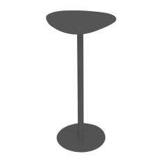 Imagem de Mesinha de Canto Metal Apoio Sofá Wing Alta Design Preto