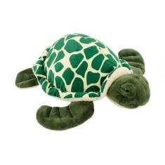 Imagem de Tartaruga Marinha De Pelúcia Verde 25 Cm - Bbr Toys