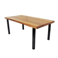 Imagem de Mesa Industrial Dallas Madeira Maciça 1,60m Ferragem Preta