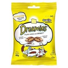 Imagem de Petiscos para Gatos Dreamies Adultos Sabor Queijo Delicioso com 40g