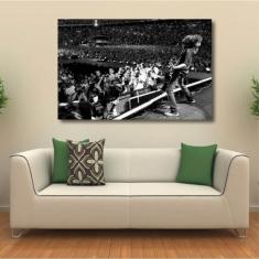 Imagem de Quadro decorativo Foo Fighters Show - Tela em Tecido