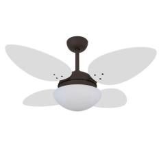 Imagem de Ventilador De Teto Volare Marrom Vd42 4 Pás Branco 220V