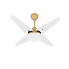 Imagem de Ventilador Teto Dourado Breeze Silencioso 4 Pás Ventax 110V