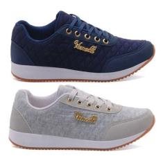 Imagem de Kit 2 Pares Tênis Feminino Confortável Macio Leve - Vanelli
