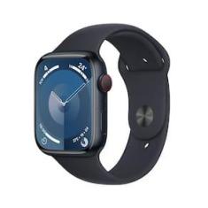 Imagem de Apple Watch Series 9 GPS Caixa meia-noite de alumínio Sport MRMD3BZ/A Resistente à água e poeira