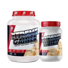 Imagem de Kit Xtreme Hiper Calórico Gainer 3Kg + Whey Protein 900g - Bio Sport USA-Unissex