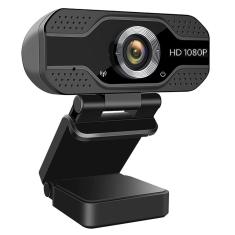 Imagem de Webcam Full Hd Microfone Embutido 1920x1080 Foco Automático Cor: Preto