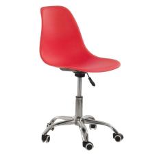 Imagem de Cadeira Com Rodízios Eames Office Vermelho