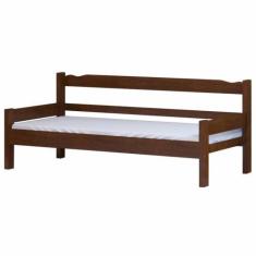 Imagem de Sofá Cama Em Madeira Maciça Solteiro Castanho - Nemargi