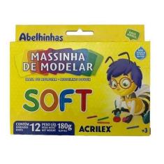 Imagem de Massinha P/ Modelar 180G Soft Acrilex C/12