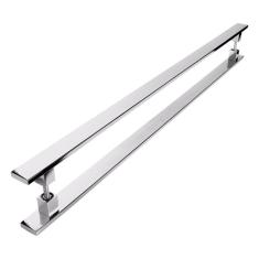 Imagem de Puxador Inox para Porta Pivotante Madeira Vidro 1 Metro