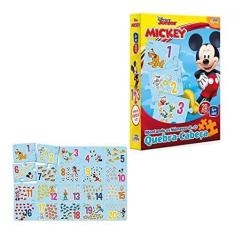 Imagem de Quebra Cabeça Educativo Números de 1 a 20 Mickey 20 peças