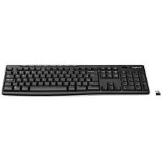 Imagem de Teclado sem Fio Logitech ABNT2 Preto K270