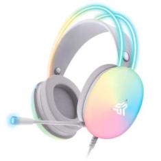 Imagem de Fone De Ouvido Gamer Headset Knup Kp-635 Com Led Microfone Cor Branco