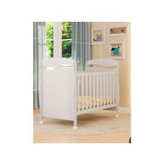 Imagem de Berço Americano Moveis Peroba  Junior mini cama  MDF, Branco