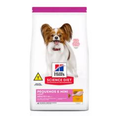 Imagem de Ração Hill's Science Diet Light para Cães Adulto Pequenos e Mini - 2,4kg