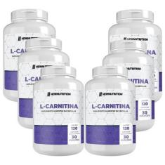 Imagem de 6X L-Carnitina 120 Cápsulas 2000Mg New Nutrition