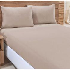 Imagem de Jogo De Cama Lençol Casal Padrão Box 400 Fios 3 Pecas - Studio Casa