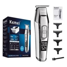 Imagem de Máquina Profissional Kemei Cortar Cabelo com Visor Lcd Kemei Km-5027