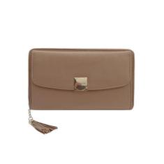 Imagem de Bolsa carteira feminina transversal porta celular - Lucky Girl, Bege, 