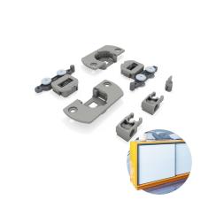 Imagem de Kit Sistema Multi Basic Para Porta de Balcão E Aéreo Para 2 Portas Rometal