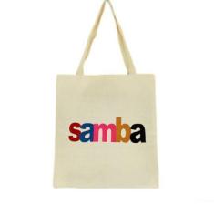 Imagem de Bolsa Ecobag 100% algodão SAMBA COLOR - CARIOCA MAIS