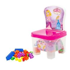 Imagem de Cadeirinha Kidverte Princesas - Blocos Big Star