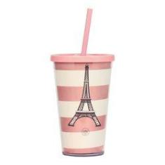 Imagem de Copo Canudo 500 ML Duas camadas - Torre Eiffel