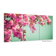 Imagem de Quadro Decorativo Flor De Primavera Sacura 120x60 Sala