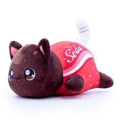 Imagem de Brinquedos de pelúcia do gato, travesseiro de arremesso de animais, boneca de pelúcia, Natal