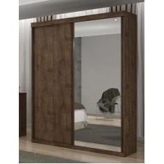 Imagem de Guarda Roupa Solteiro Búzios 2 Portas De Correr 1 Porta Espelhada 3 Ga