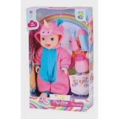 Imagem de Boneca my little collection faz xixi unicórnio 8034 - divertoys