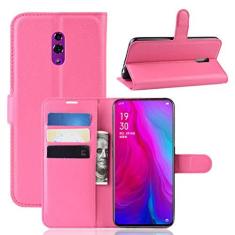 Imagem de Capa OPPO Reno, capa carteira flip de couro PU de para OPPO Reno, capa de proteção de telefone estilo empresarial, capa com [compartimentos para dinheiro e cartão]