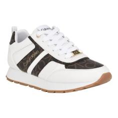 Imagem de Calvin Klein Tênis feminino Carlla, Marrom Multi 200, 36