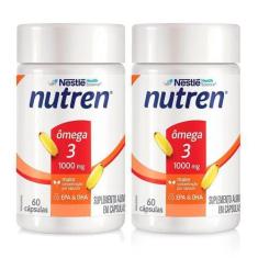 Imagem de Kit 2 Suplemento Alimentar Nutren Ômega 3 1000Mg Com 60 Cápsulas