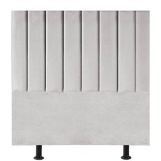 Imagem de Cabeceira De Cama Solteiro Box 100 Cm Maisa Suede cinza Claro