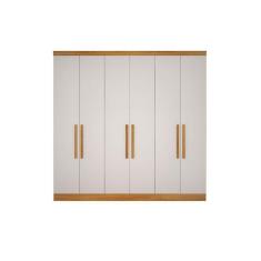 Imagem de Módulo De Quarto Casal Guarda Roupa Rizon C- 6 Portas E 4 Gavetas Freijó-fendioff - Novo Horizonte