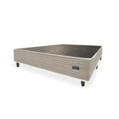 Imagem de Cama Box Universal CASAL ANTIGO Evolution Tecido Jacquard Café - 128x1