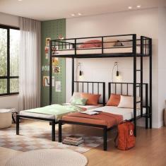 Imagem de Treliche De Solteiro Em Ferro Max Preto