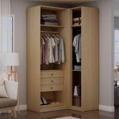 Imagem de Guarda-Roupa De Canto Closet Modulado Infinity 3 Gv Savana - Modern