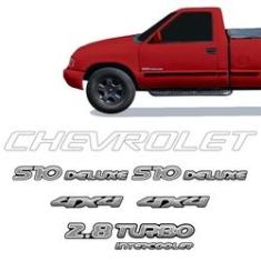 Imagem de Adesivos S10 Deluxe 2001/ 4x4 2.8 Turbo e Faixa Chevrolet