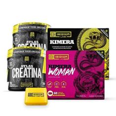 Imagem de Kit Kimera Thermo + Kimera woman + 2x Creatina Atlas 90g + Porta Caps - Iridium Labs