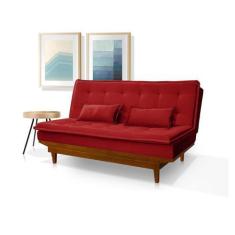 Imagem de Sofa-Cama Sara 3 Lugares Casal Reclinavel Base Em Madeira Jb Estofados