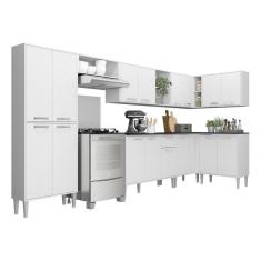 Imagem de Armário De Cozinha Completa 8 Peças Xangai Soul Multimóveis Branco Branco