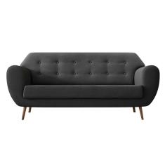 Imagem de Sofá 3 Lugares Beegees Linho Grafite