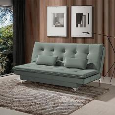 Imagem de SOFÁ CAMA BERLIM 190CM VELUDO CINZA