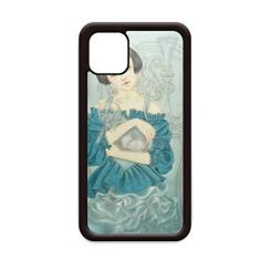 Imagem de Capa azul com pintura chinesa para iPhone 11 Pro Max para Apple Mobile Case Shell
