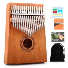 Imagem de Piano de polegar Kalimba YUNDIE 17 teclas Mbira Finger Piano marrom
